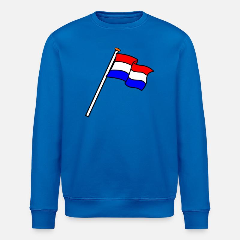 Drapeau Pays-Bas Drapeaux NL - Sweat bio ROLLER Stanley/Stella Unisexe - bleu roi