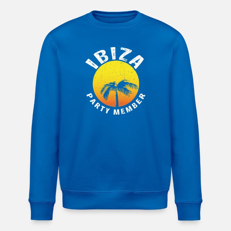 MEMBRES DU PARTI IBIZA - Sweat bio ROLLER Stanley/Stella Unisexe - bleu roi