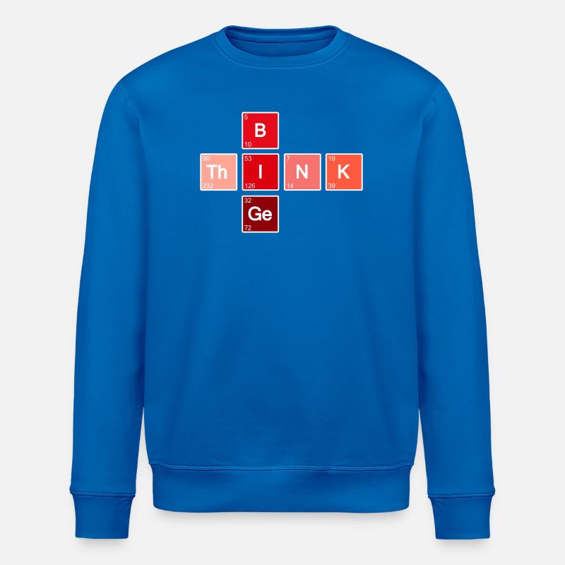 Think Big (Red) - Stanley/Stella ROLLER Unisex Organic Sweatshirt - royal blue