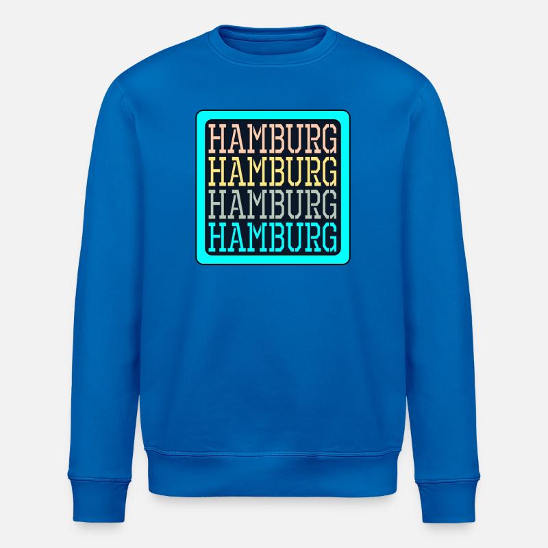 HAMBOURG - RÉCEPTION DE BIENVENUE - ADIEU - Sweat bio ROLLER Stanley/Stella Unisexe - bleu roi