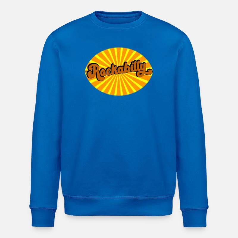 Rockabilly Vibes Retro - Stanley/Stella Unisex Bio-Sweatshirt ROLLER - Königsblau