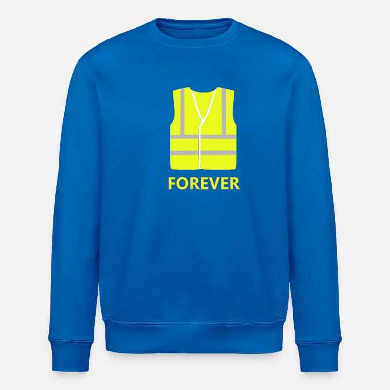 Gelbe Weste - Stanley/Stella Unisex Bio-Sweatshirt ROLLER - Königsblau