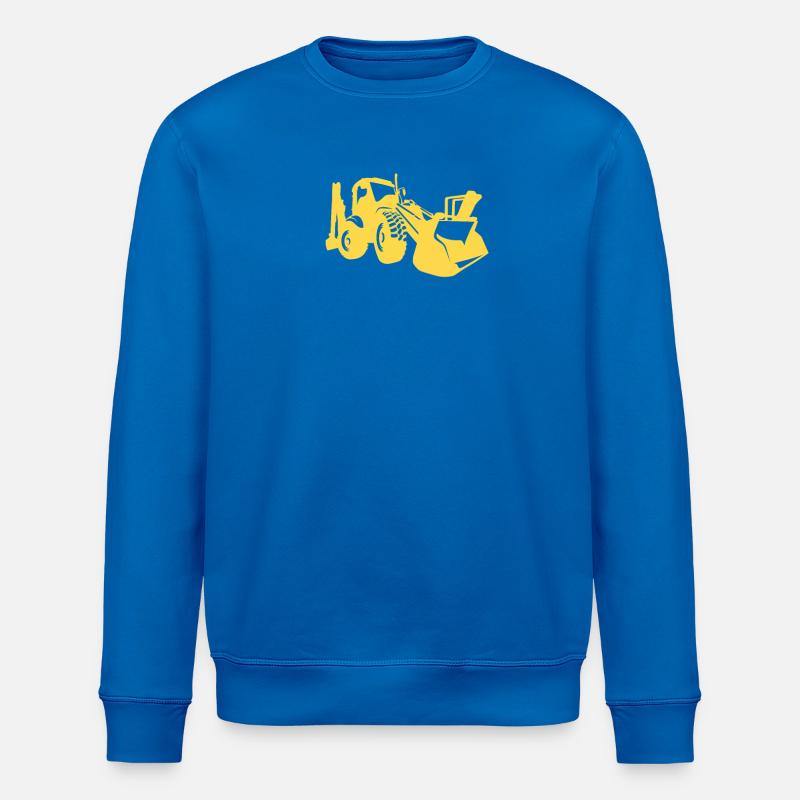 Baggerfahrer Radlader Bagger - Stanley/Stella Unisex Bio-Sweatshirt ROLLER - Königsblau