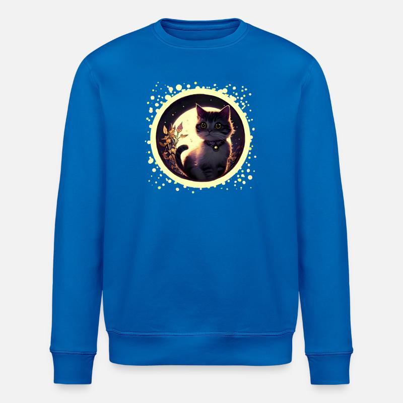 Süßes Miau - Stanley/Stella Unisex Bio-Sweatshirt ROLLER - Königsblau