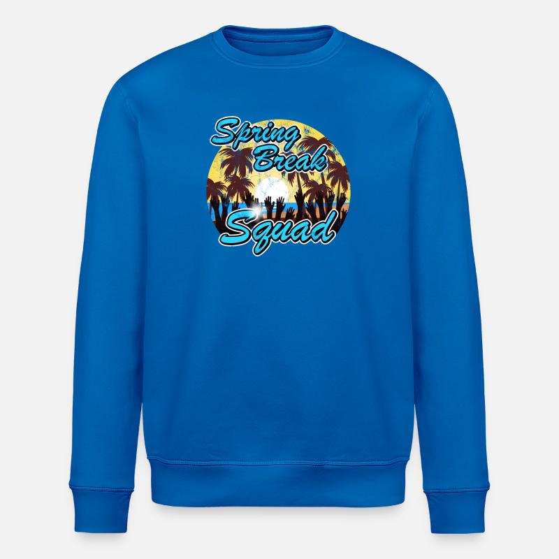 Spring Break Squad - Stanley/Stella ROLLER Unisex Organic Sweatshirt - royal blue
