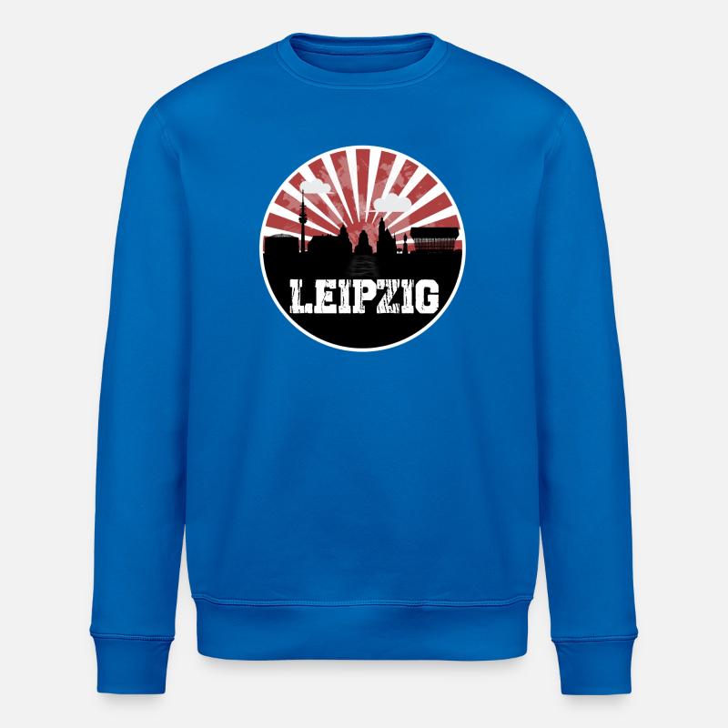 Leipzig Heimspiel Skyline - Stanley/Stella Unisex Bio-Sweatshirt ROLLER - Königsblau