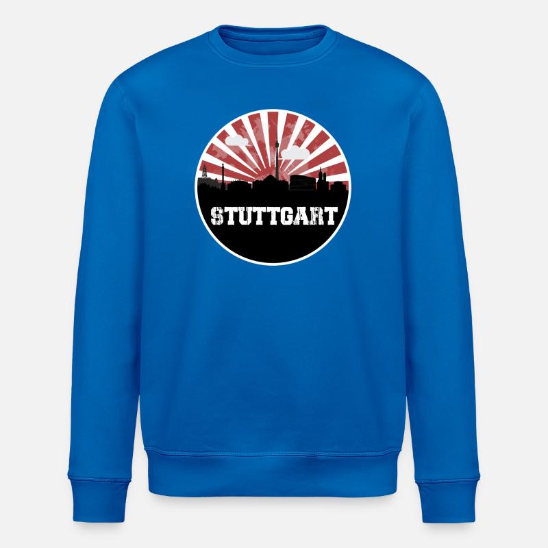 Stuttgart Skyline Heimspiel - Stanley/Stella Unisex Bio-Sweatshirt ROLLER - Königsblau