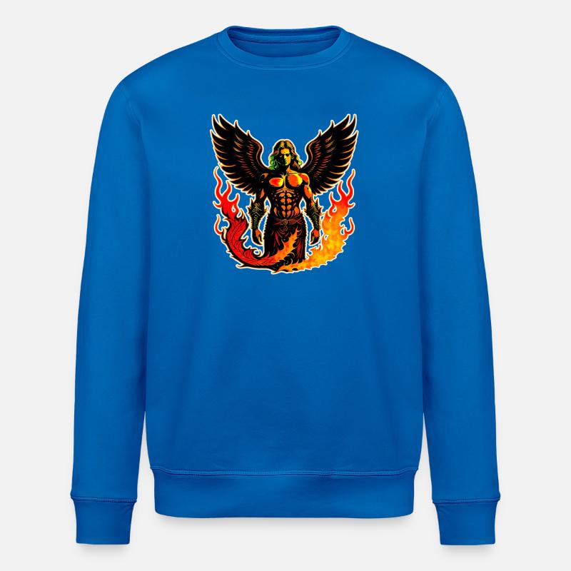 Engel in Feuer - Stanley/Stella Unisex Bio-Sweatshirt ROLLER - Königsblau