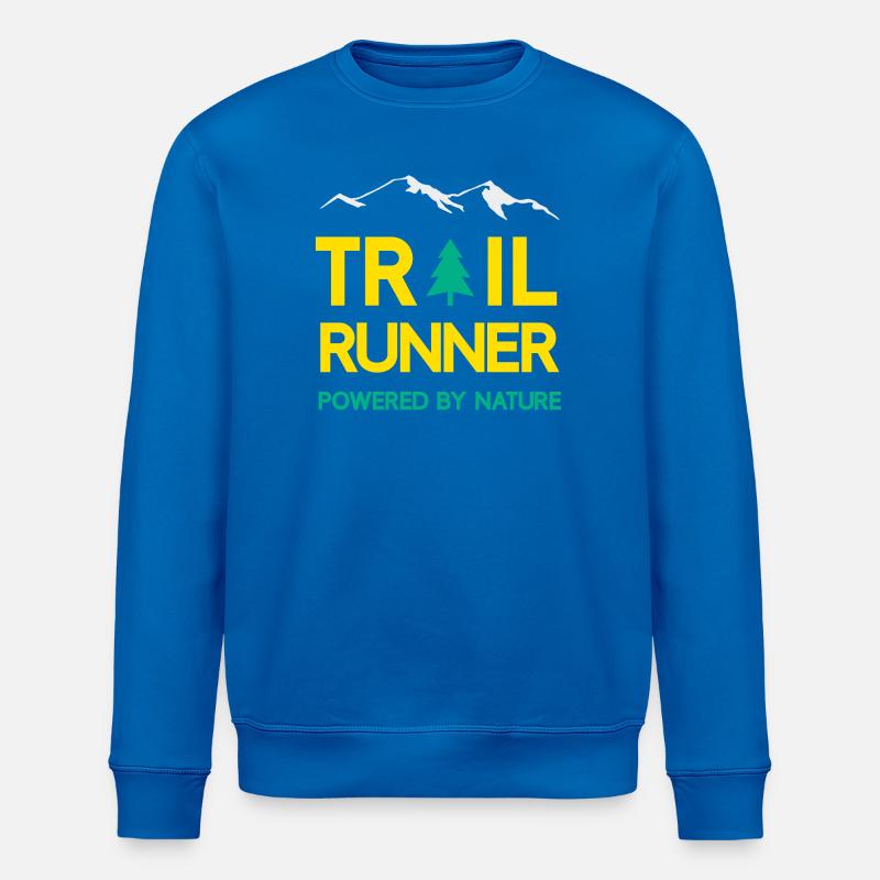 Trail Runner - Powered by Nature - Stanley/Stella Unisex Bio-Sweatshirt ROLLER - Königsblau
