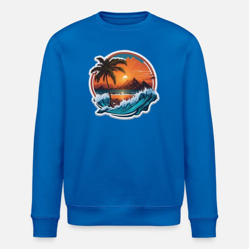 Sunset - Stanley/Stella Unisex Bio-Sweatshirt ROLLER - Königsblau