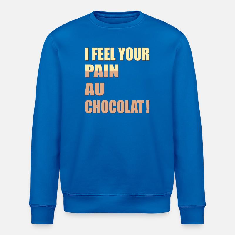 Schokoladen Brötchen Frankreich England - Stanley/Stella Unisex Bio-Sweatshirt ROLLER - Königsblau