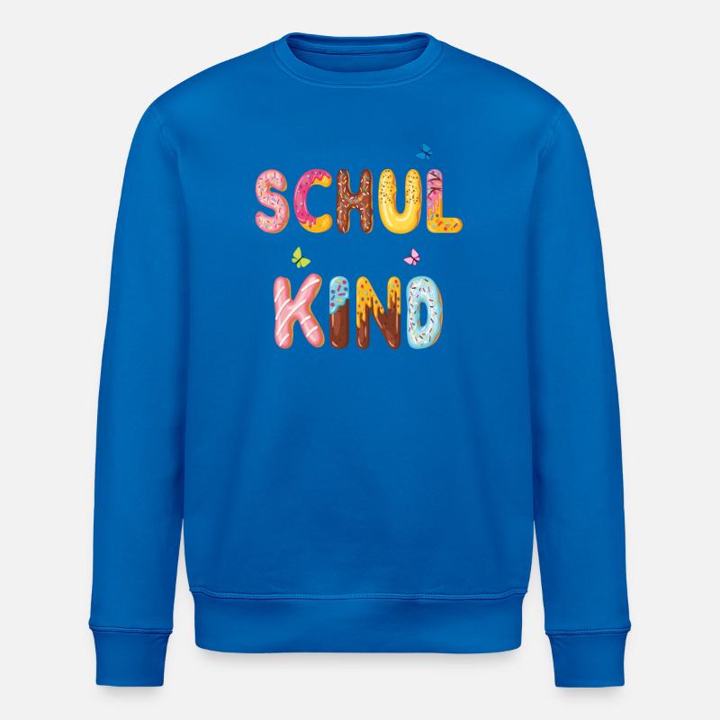 Schulkind Einschulung - Stanley/Stella Unisex Bio-Sweatshirt ROLLER - Königsblau