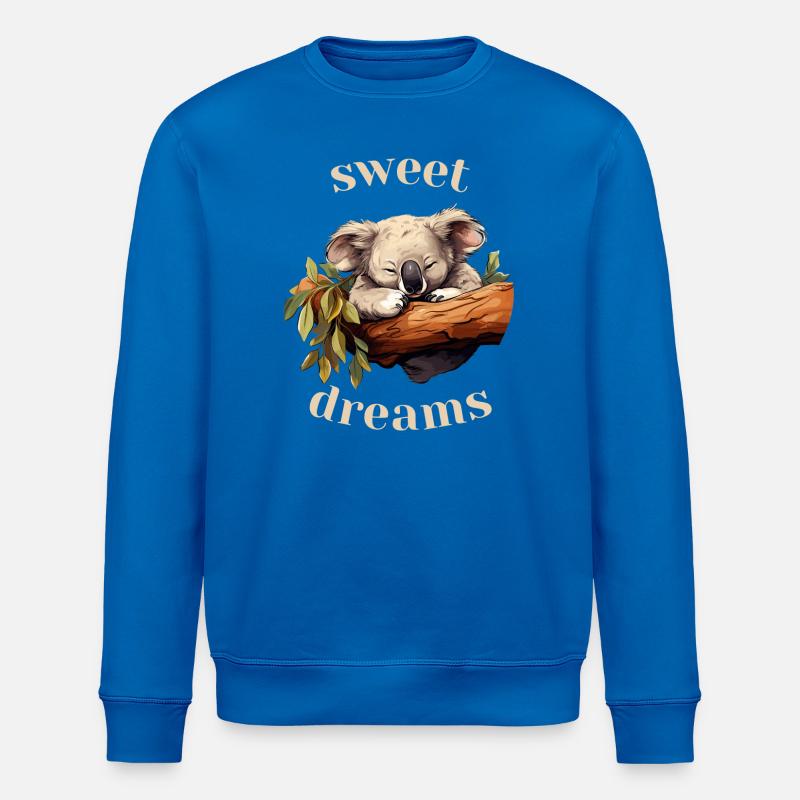 Sweet Dreams Koala - Stanley/Stella Unisex Bio-Sweatshirt ROLLER - Königsblau