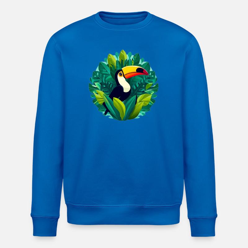 Toucan - Sweat bio ROLLER Stanley/Stella Unisexe - bleu roi