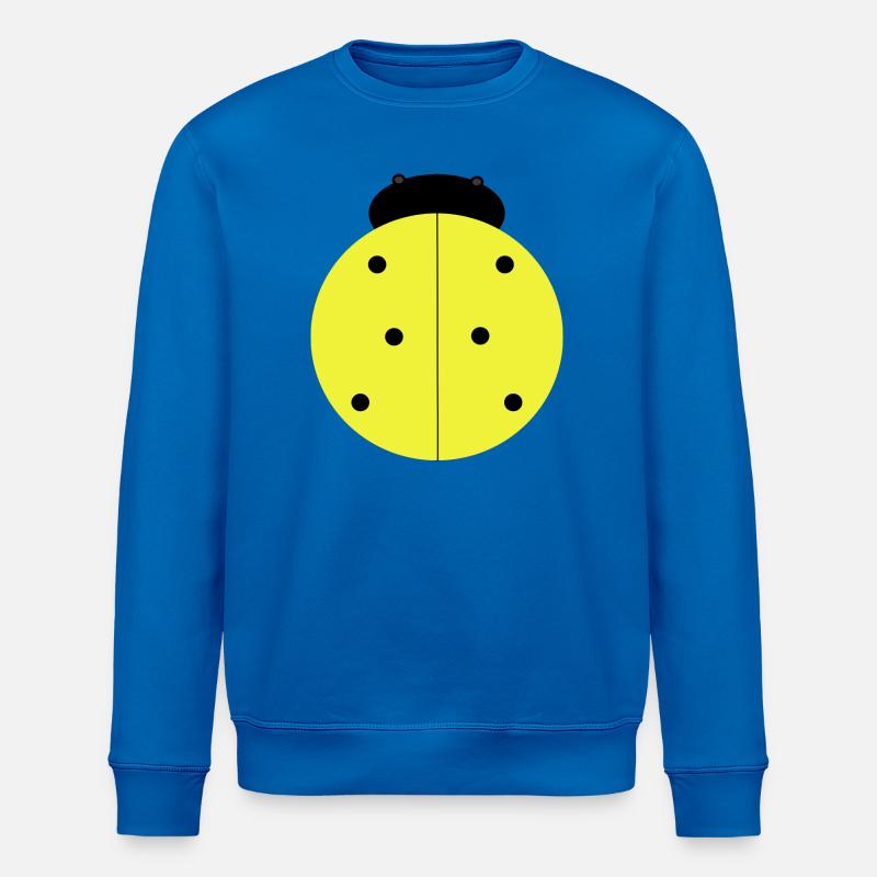 Coccinelle Jaune à Points Noirs - Sweat bio ROLLER Stanley/Stella Unisexe - bleu roi