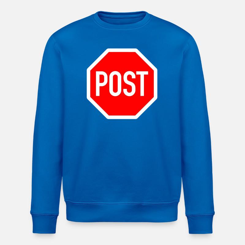 Post or stop? - Stanley/Stella ROLLER Unisex Organic Sweatshirt - royal blue