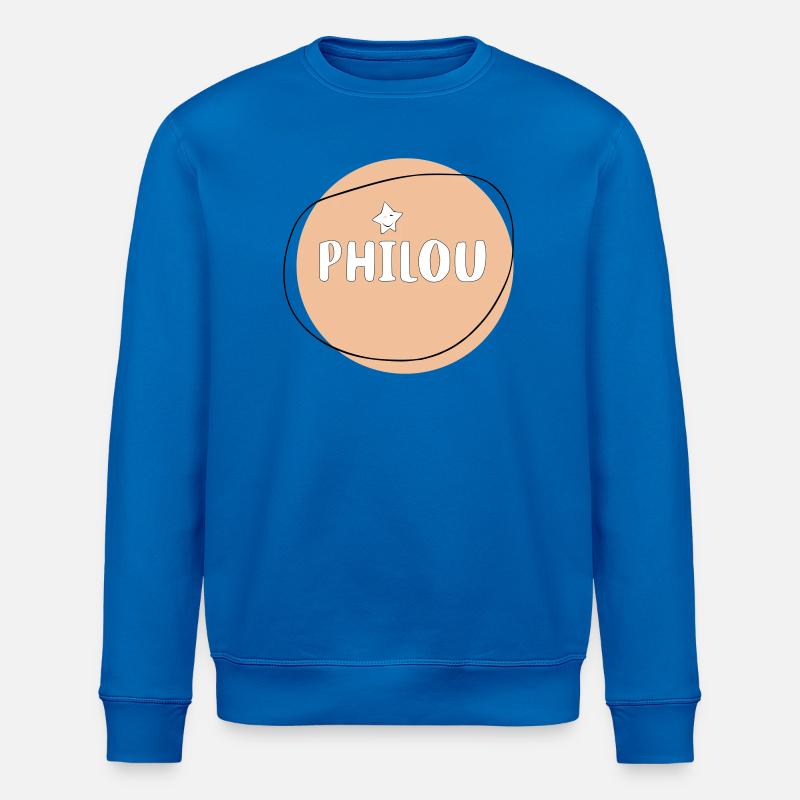 Philou - Sweat bio ROLLER Stanley/Stella Unisexe - bleu roi
