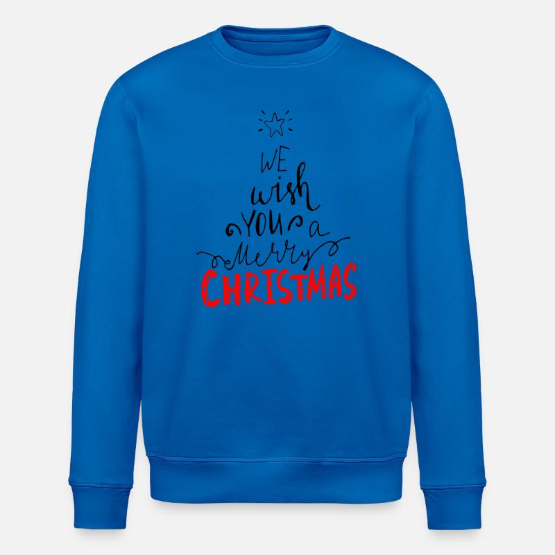 Merry Christmas - Stanley/Stella Unisex Bio-Sweatshirt ROLLER - Königsblau