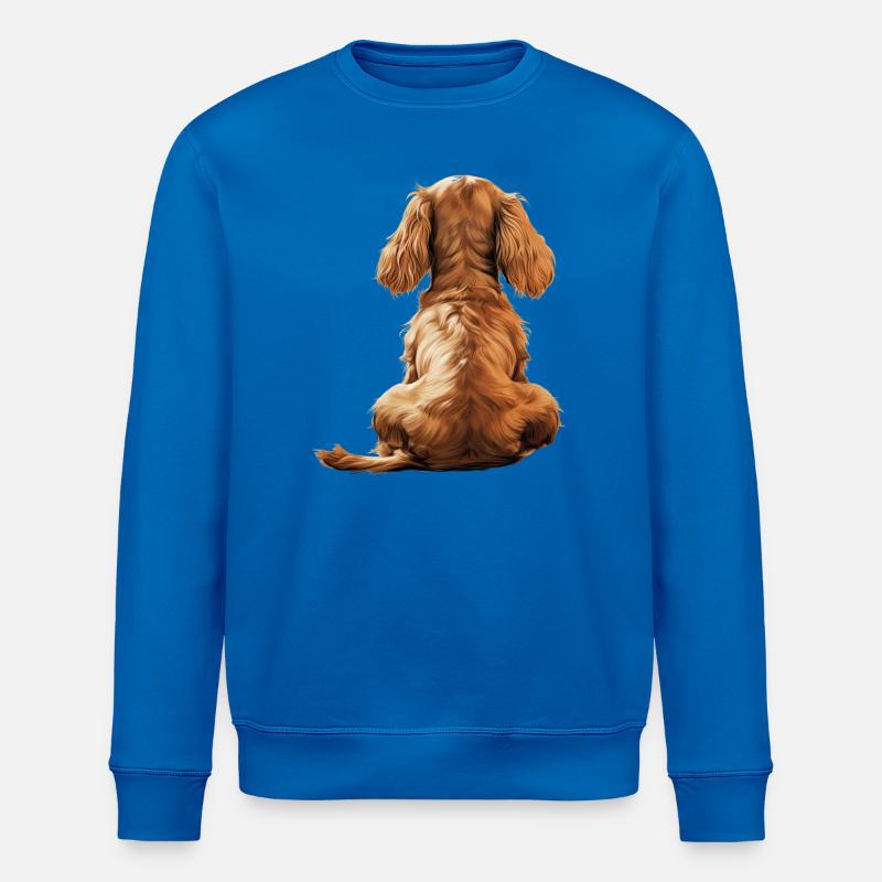 Cocker Spaniel - Stanley/Stella ROLLER Unisex Organic Sweatshirt - royal blue