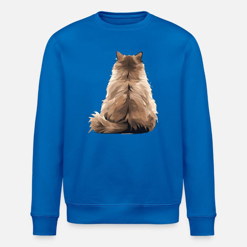 Himalaya-Katze - Stanley/Stella Unisex Bio-Sweatshirt ROLLER - Königsblau