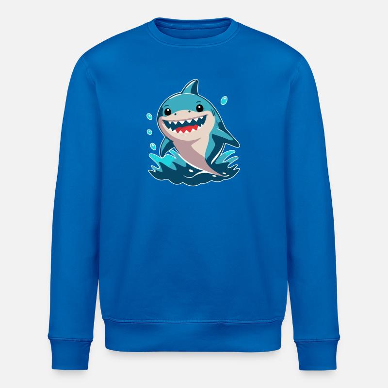 Kleiner Hai - Stanley/Stella Unisex Bio-Sweatshirt ROLLER - Königsblau