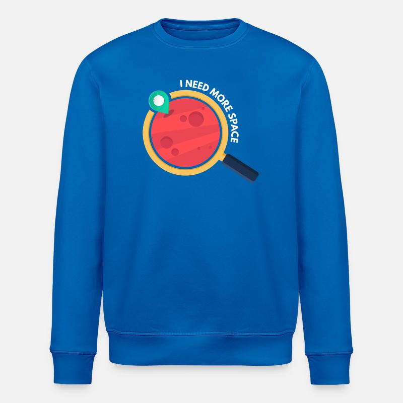 I need more space - Stanley/Stella Unisex Bio-Sweatshirt ROLLER - Königsblau