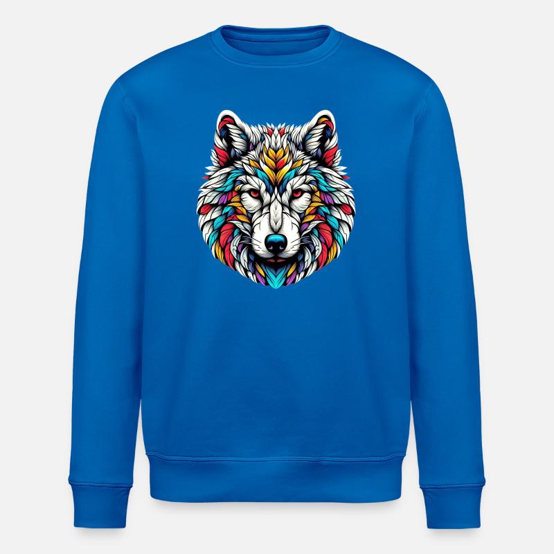 Wolf - Stanley/Stella Unisex Bio-Sweatshirt ROLLER - Königsblau