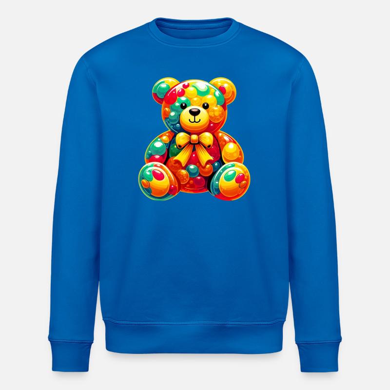 Ours - Sweat bio ROLLER Stanley/Stella Unisexe - bleu roi