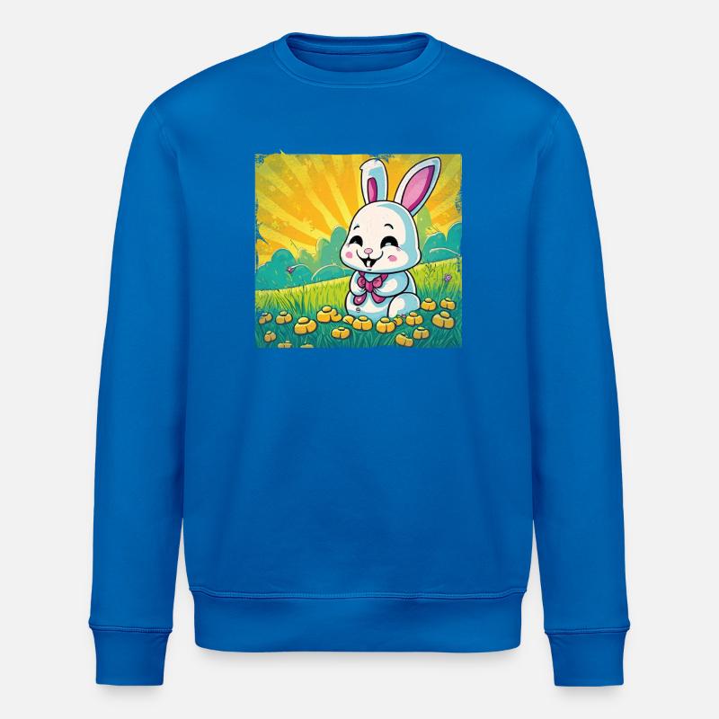 Style comique de lapin drôle - Sweat bio ROLLER Stanley/Stella Unisexe - bleu roi