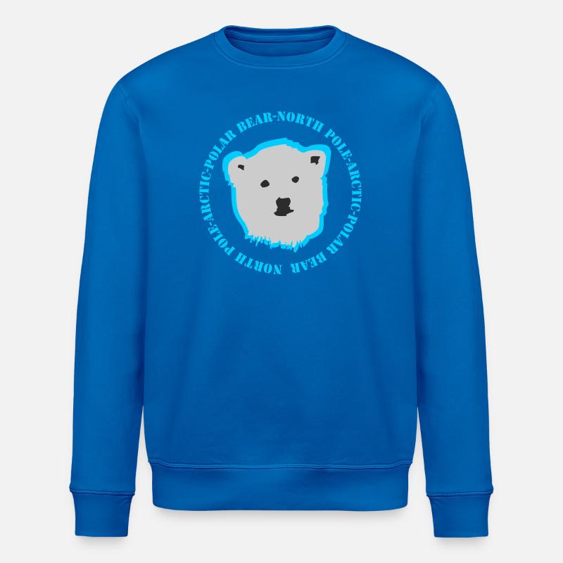 Eisbär 3 - Stanley/Stella Unisex Bio-Sweatshirt ROLLER - Königsblau