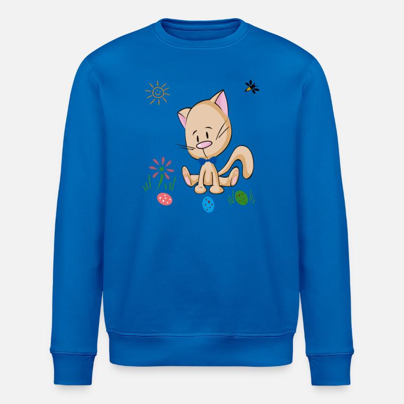 Osterfest Ostereier - Stanley/Stella Unisex Bio-Sweatshirt ROLLER - Königsblau