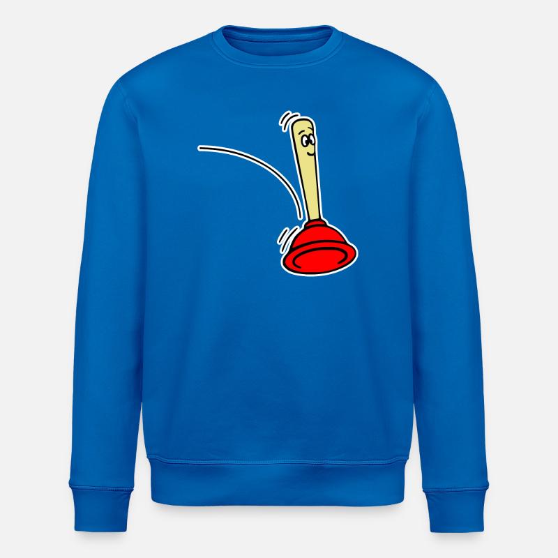 Pömpel Jumping - Stanley/Stella Unisex Bio-Sweatshirt ROLLER - Königsblau
