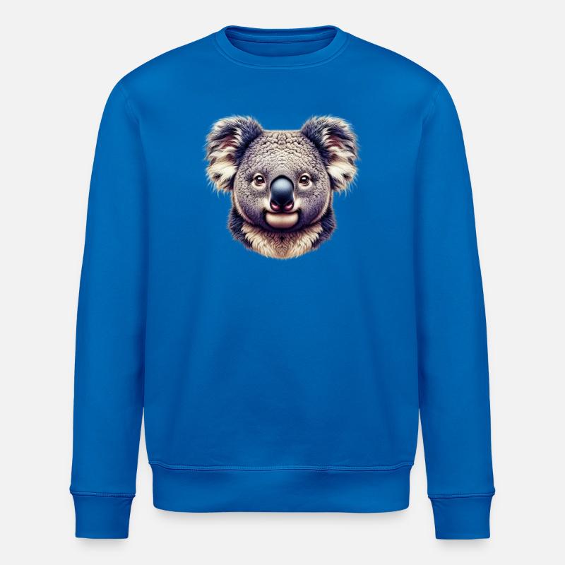 Koala - Stanley/Stella ROLLER Unisex Organic Sweatshirt - royal blue