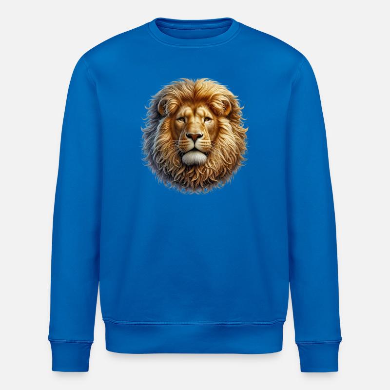 Lion - Sweat bio ROLLER Stanley/Stella Unisexe - bleu roi