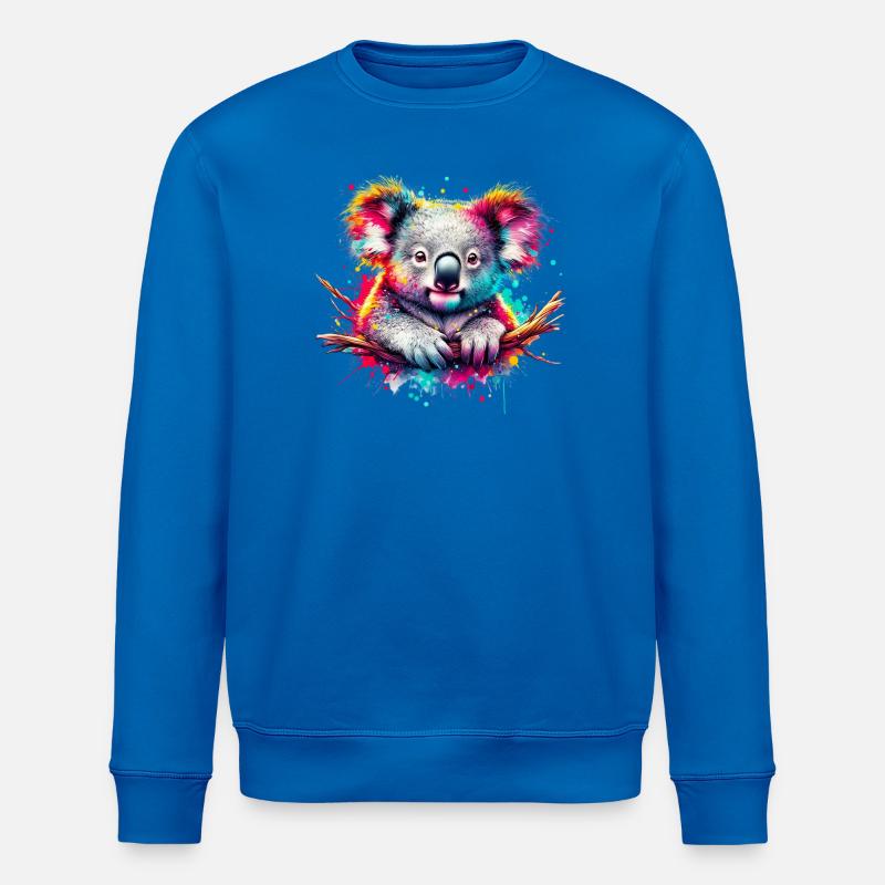 Koala - Stanley/Stella Unisex Bio-Sweatshirt ROLLER - Königsblau