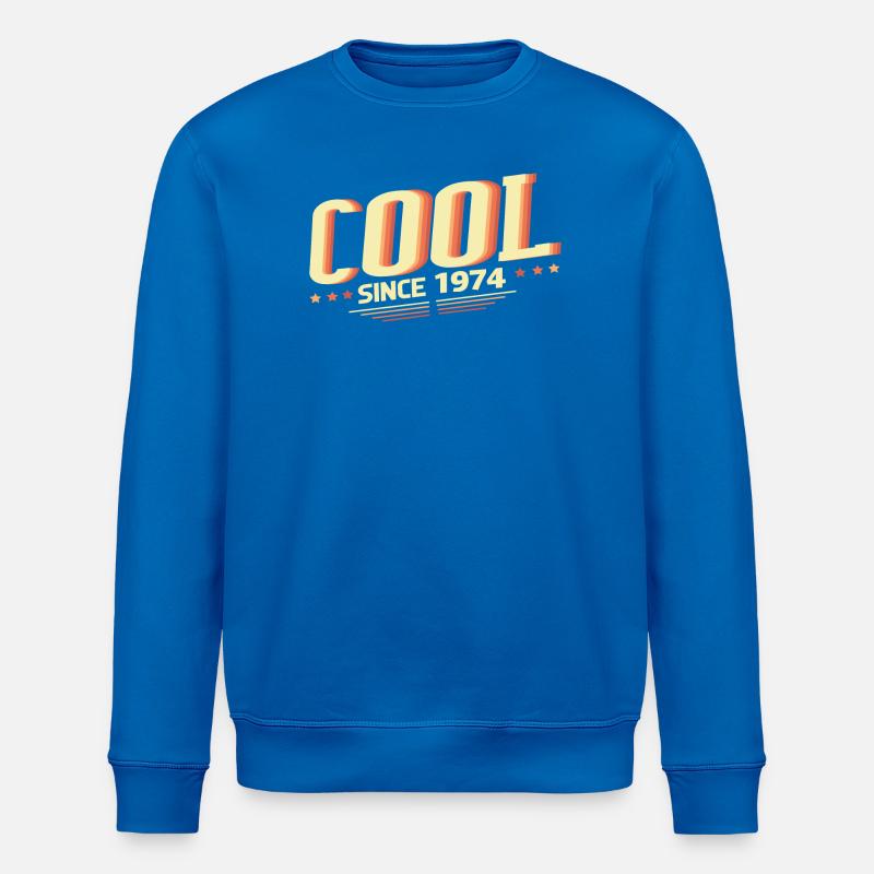 Cool depuis 1974 - Sweat bio ROLLER Stanley/Stella Unisexe - bleu roi