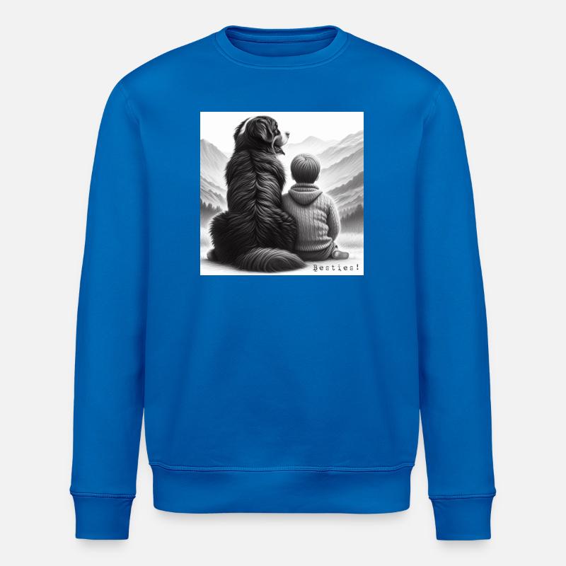 Berner Sennenhund - Stanley/Stella Unisex Bio-Sweatshirt ROLLER - Königsblau