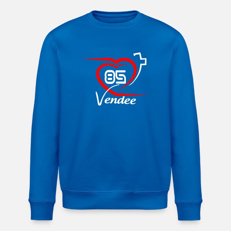 Vendée - Sweat bio ROLLER Stanley/Stella Unisexe - bleu roi