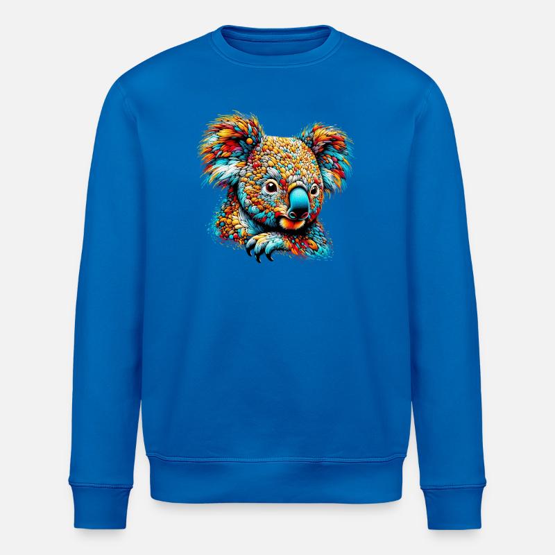 Koala - Stanley/Stella ROLLER Unisex Organic Sweatshirt - royal blue