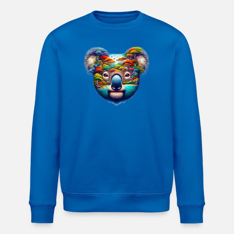 Koala - Stanley/Stella ROLLER Unisex Organic Sweatshirt - royal blue