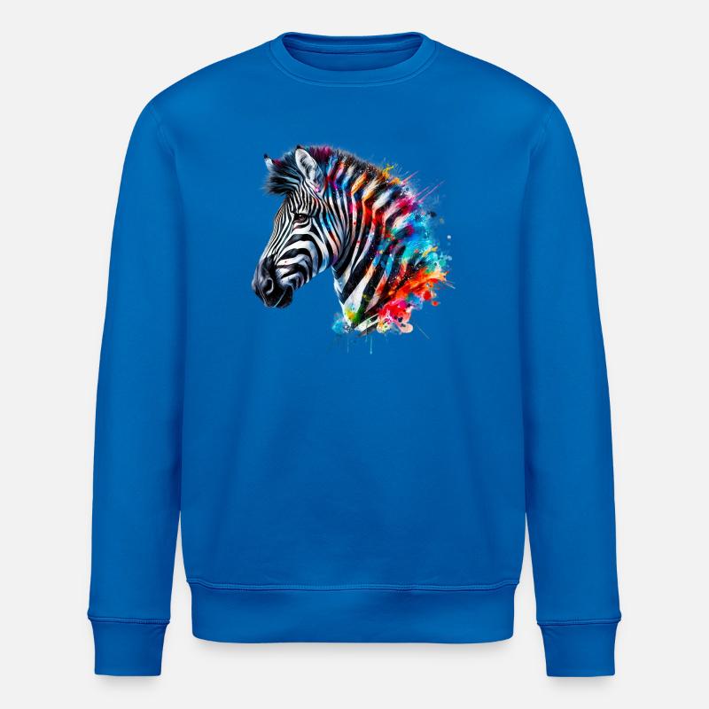 Zebra - Stanley/Stella Unisex Bio-Sweatshirt ROLLER - Königsblau