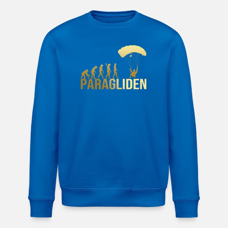 Evolution Paragliden - Stanley/Stella Unisex Bio-Sweatshirt ROLLER - Königsblau