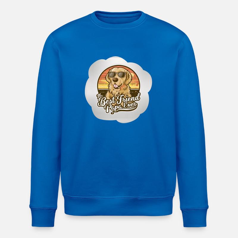 Conception ultime de chien d’amitié - Sweat bio ROLLER Stanley/Stella Unisexe - bleu roi