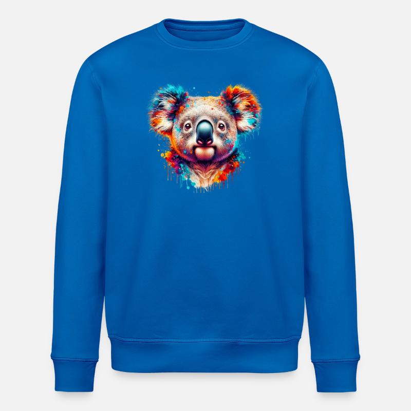 Koala - Stanley/Stella ROLLER Unisex Organic Sweatshirt - royal blue