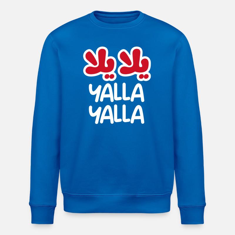 Yalla Yalla (dunkel) - Stanley/Stella Unisex Bio-Sweatshirt ROLLER - Königsblau