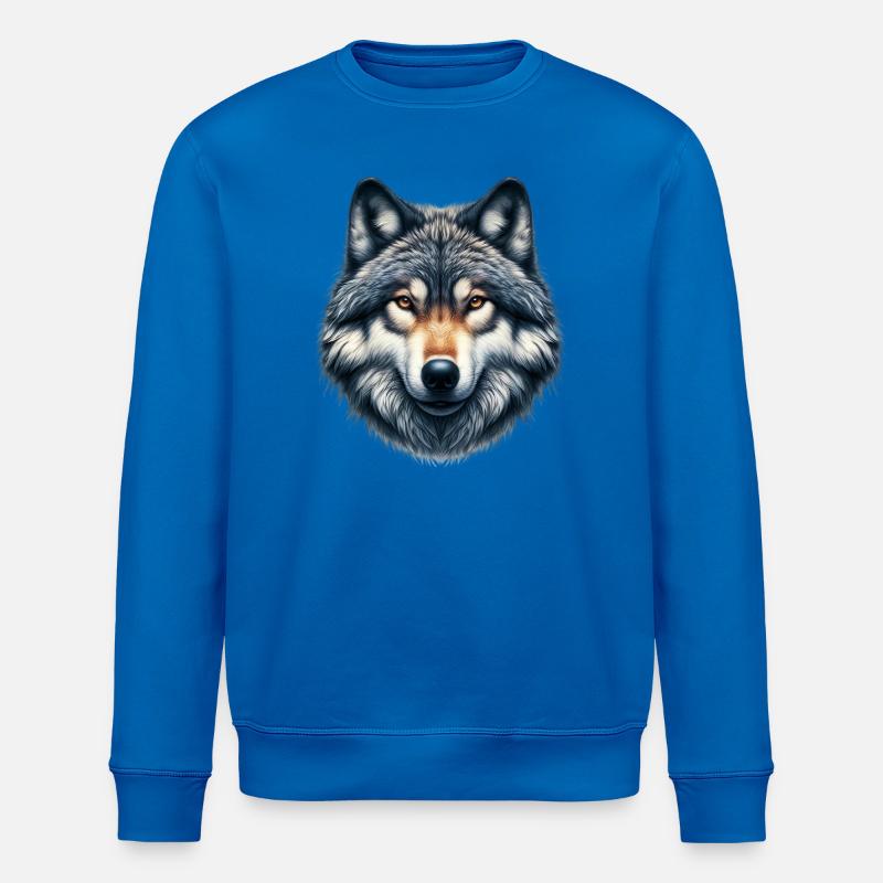 Loup - Sweat bio ROLLER Stanley/Stella Unisexe - bleu roi