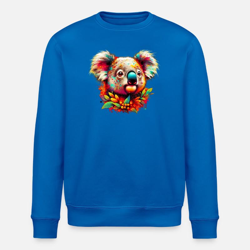 Koala - Sweat bio ROLLER Stanley/Stella Unisexe - bleu roi