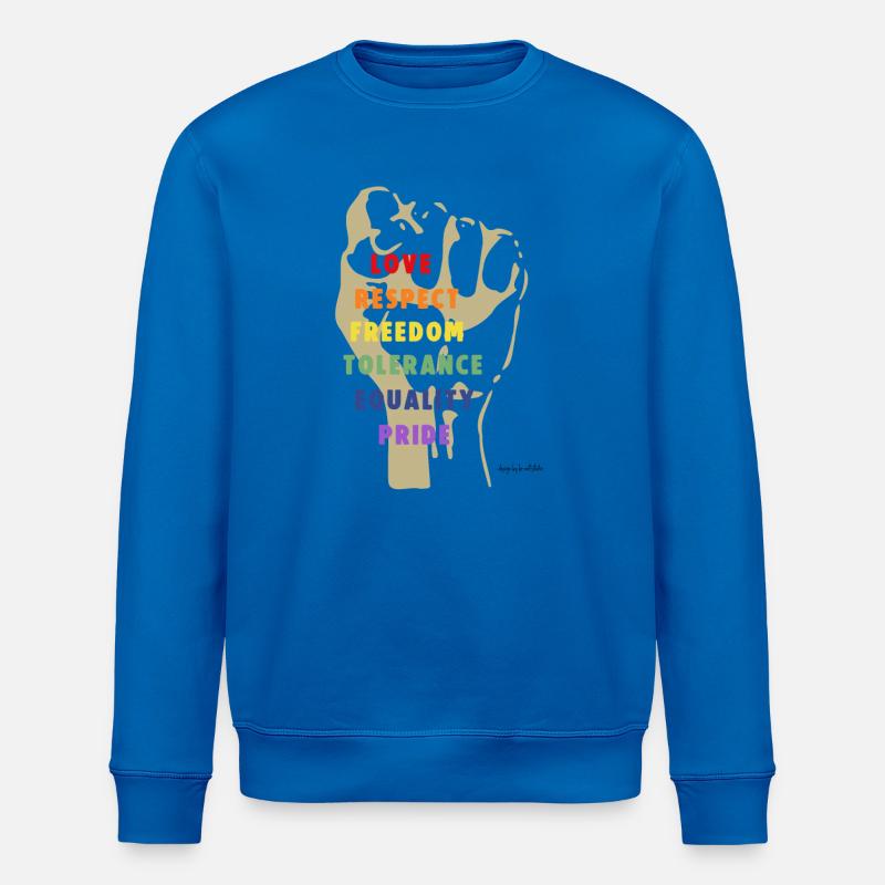 Force et respect - Sweat bio ROLLER Stanley/Stella Unisexe - bleu roi