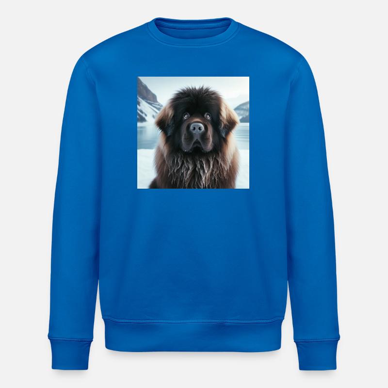 Neufundland im Schnee - Stanley/Stella Unisex Bio-Sweatshirt ROLLER - Königsblau