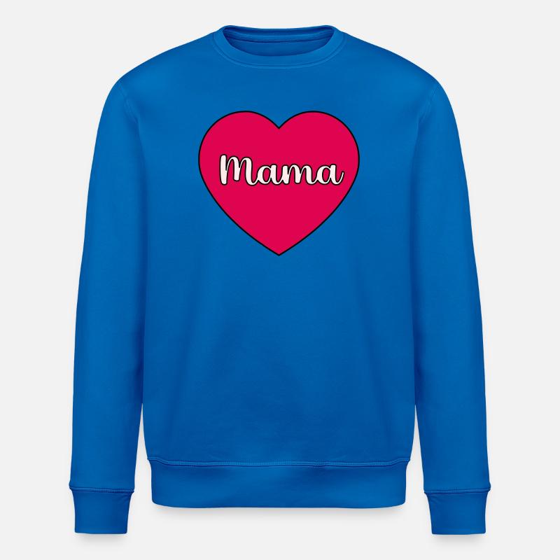 Mama-Herz - Stanley/Stella Unisex Bio-Sweatshirt ROLLER - Königsblau